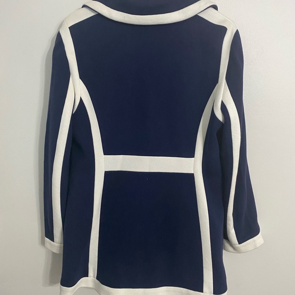 Inc International Concepts Navy and White Double breasted Jacket Size Large - Picture 3 of 7